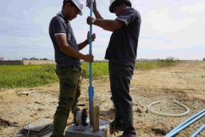 Piezometer groundwater testing aquifer  explore geophysics